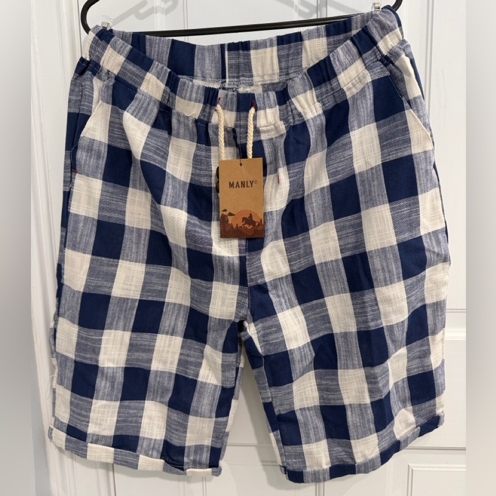 (Make offer) Men’s Casual Cotton Linen Short.